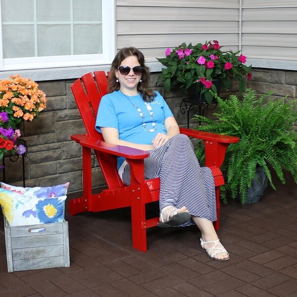 Adirondack Chair with Adjustable Backrest