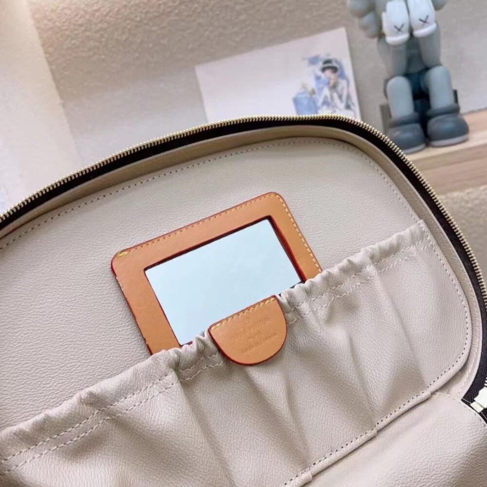 Louis Vuitton Nice Vanity Monogram Brown And Beige 12.6 Inches M44935
