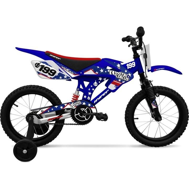 hyper-nitro-circus-motobike-Kids* Bike, Blue