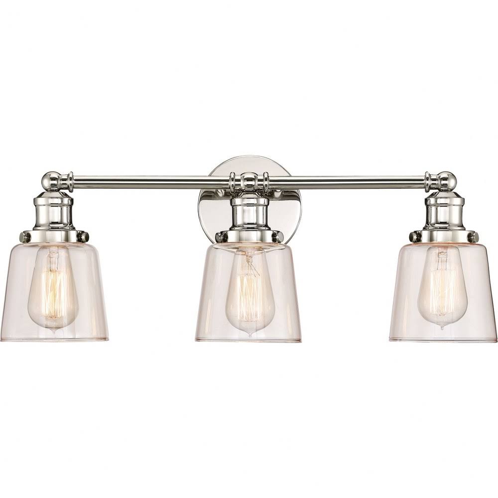Quoizel UNIM8603PK Union Bath Light, Polished Nickel