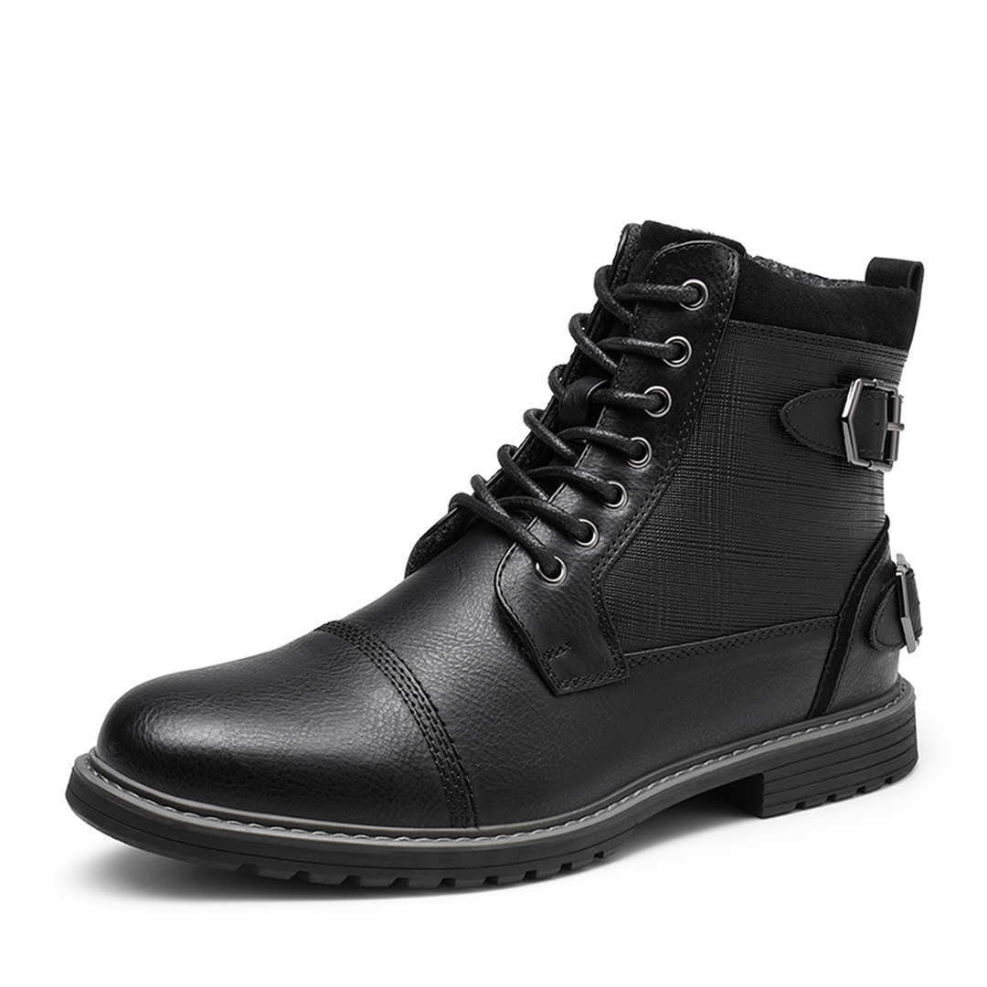 Men's Fur-Lined Oxford Dress Boots