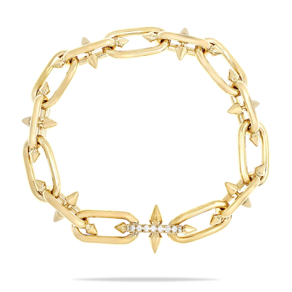 Tiffany & Co. Titan Bracelet 18K Yellow Gold Diamond 73470110