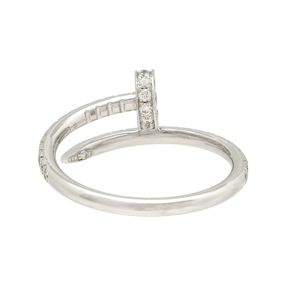 Cartier Juste un Clou Ring 18K White Gold Diamond B4231600