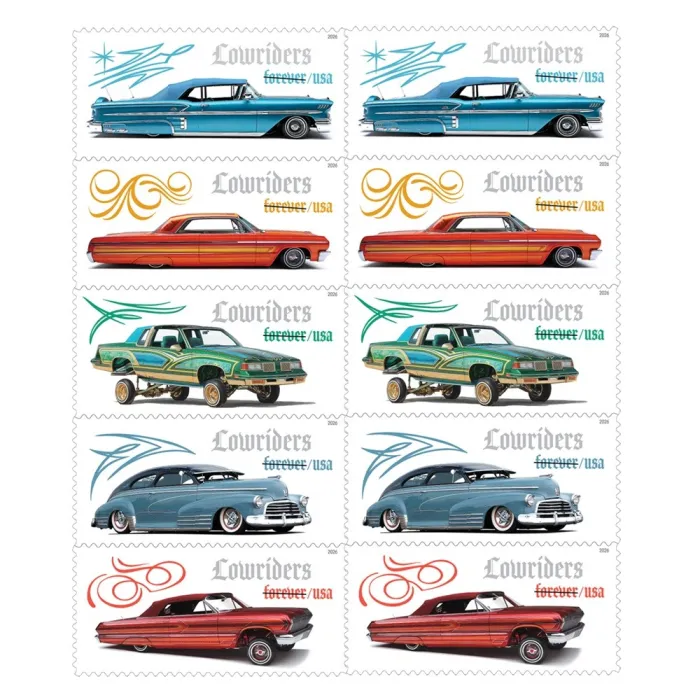 Lowriders 2026 - 5 Sheets / 75 Pcs