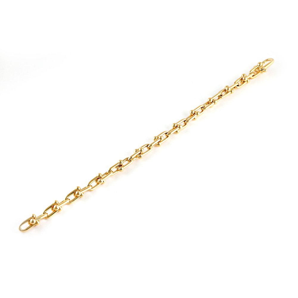 Tiffany & Co. Hardware Link Bracelet 18K Yellow Gold 60153078