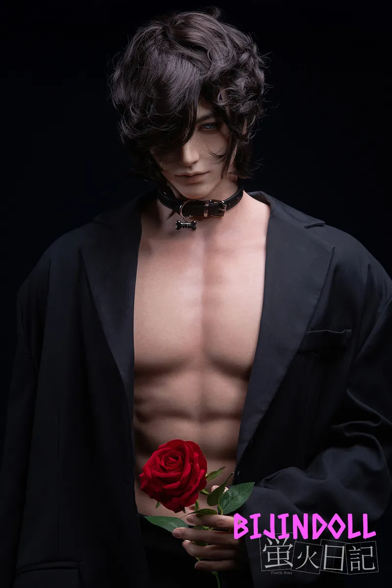 Firefly Doll 180cm Male Silicone Sex Doll JiangLing Black Suit