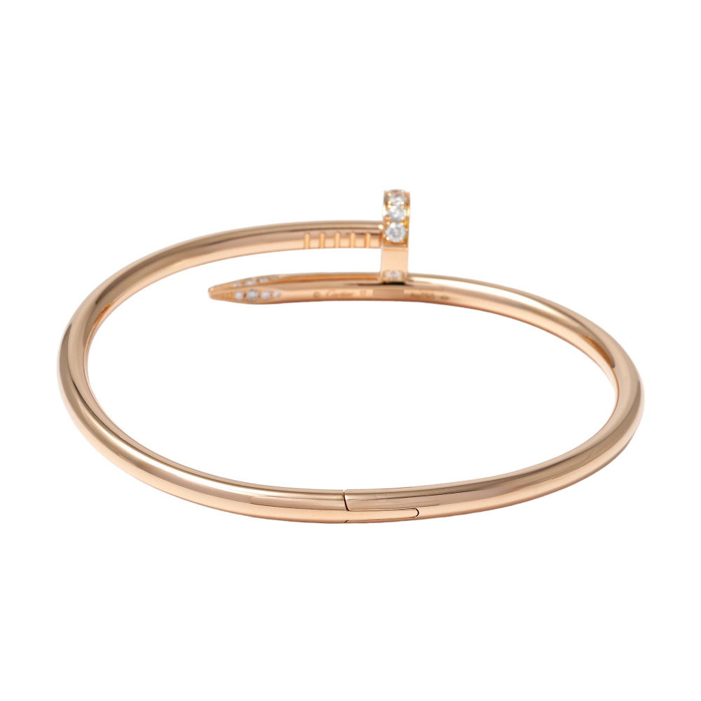Cartier Juste un Clou Bracelet 18K Rose Gold Diamond B6039000