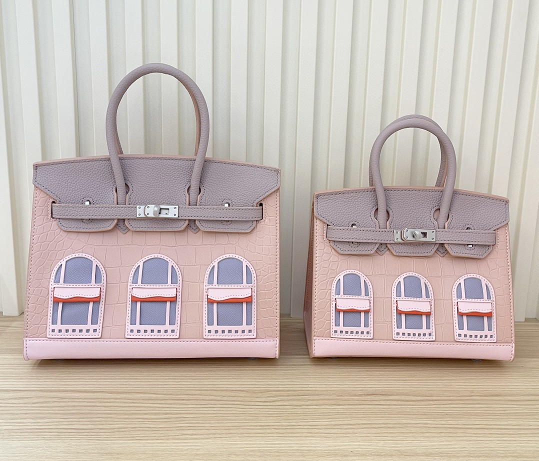 PINK HOUSE HERMES HANDBAG 20cm - cnluxepick