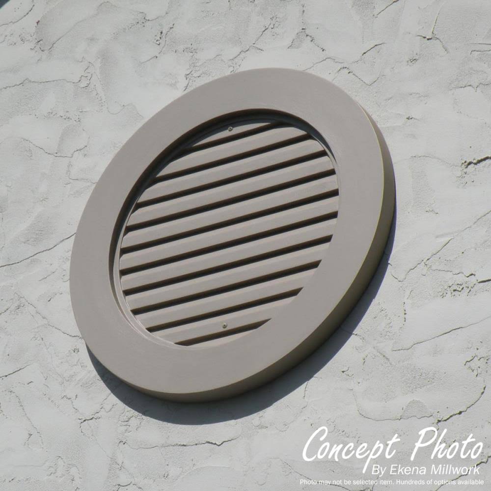 Ekena Millwork Cathedral 28x22H x 22x22W Gable Vent Louver
