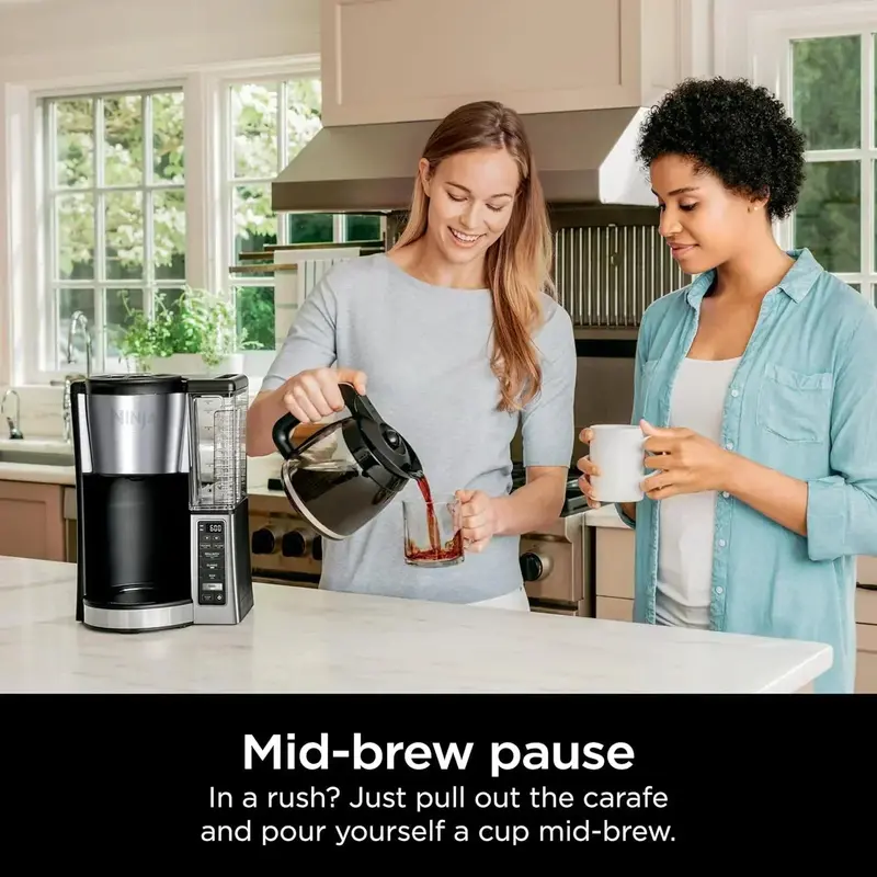 Programmable Dual-Brew Coffee Maker – Adjustable Warm Plate & Delay Start Feature