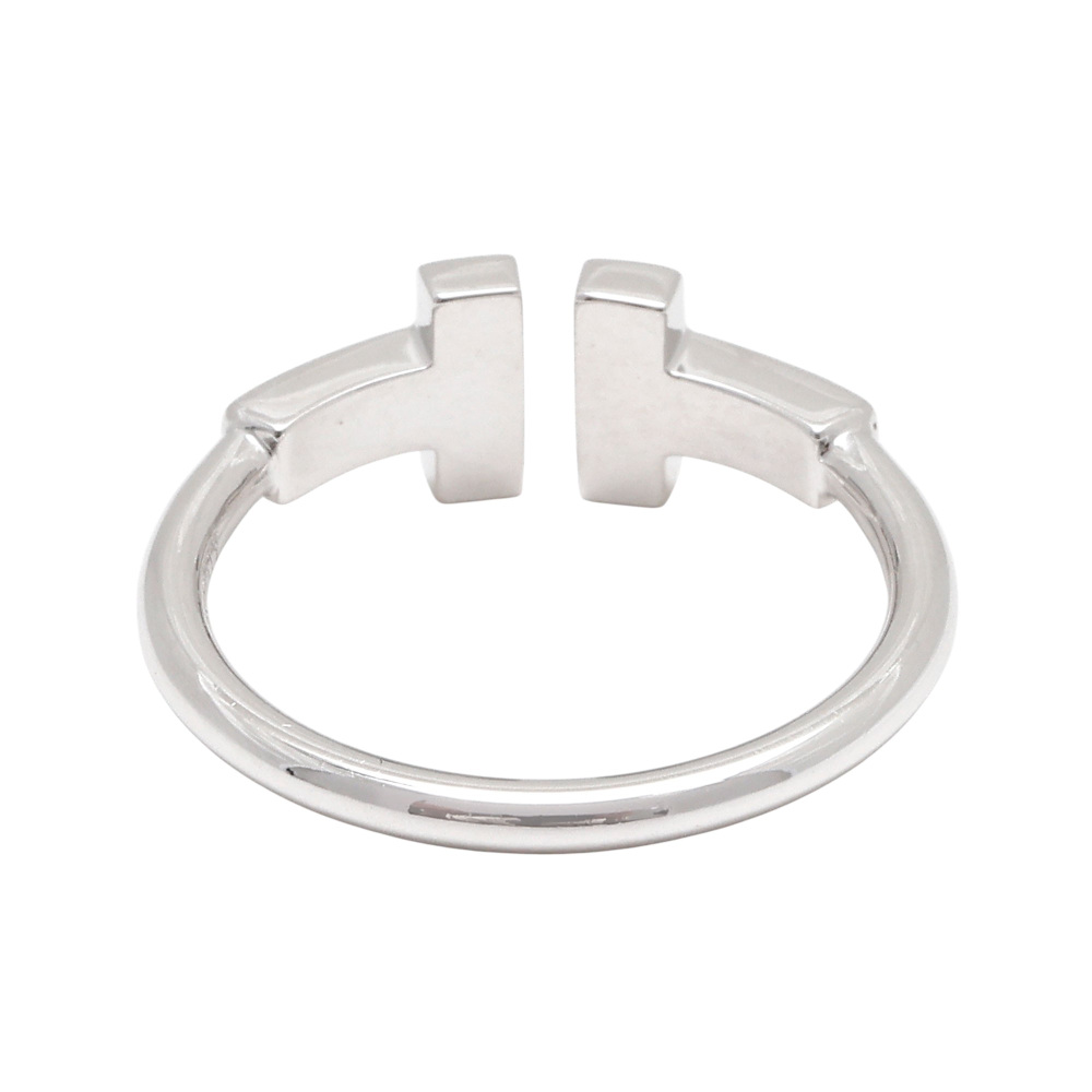 Tiffany & Co. Tiffany T Diamond Wire Ring 18K White Gold 60147237