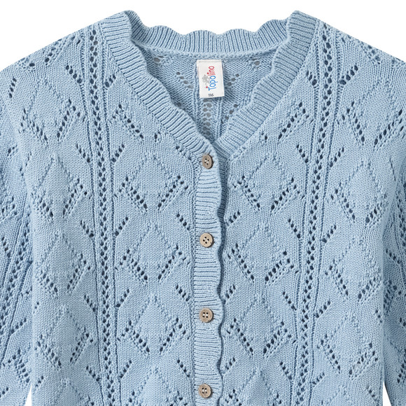 Topolino Mädchen Strickjacke aus Baumwolle