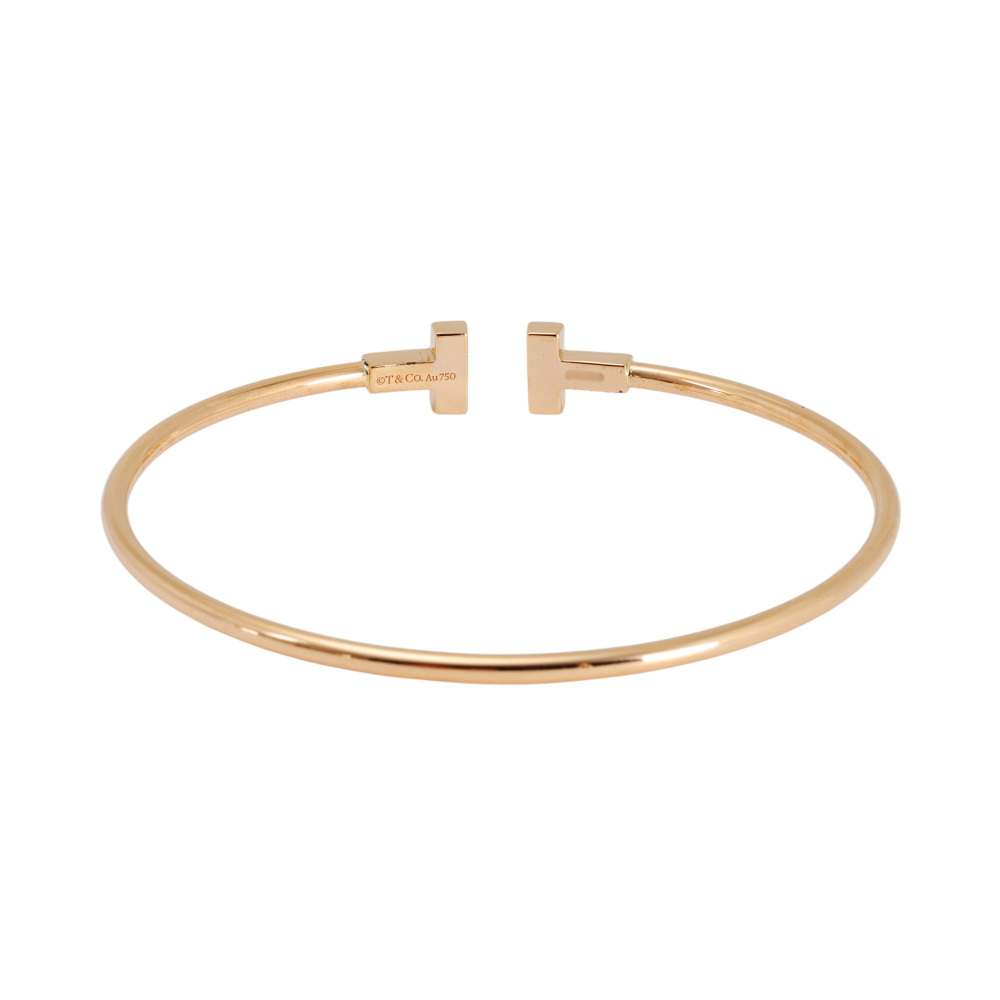 Tiffany & Co. Tiffany T Narrow Bracelet 18K Rose Gold 60010774