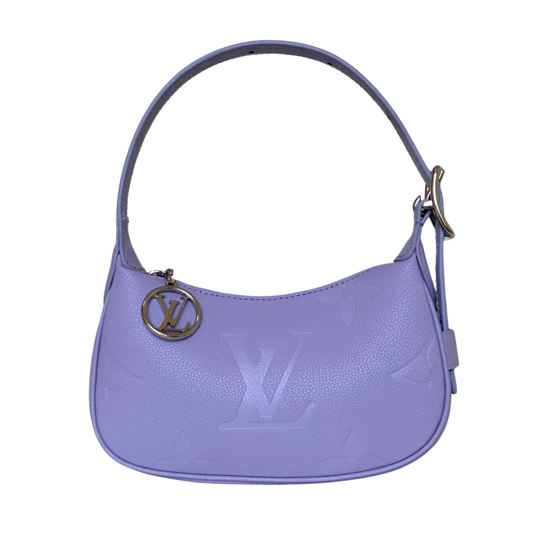 Louis Vuitton Monogram Empreinte Purple Shoulder Bag 20Cm M82391