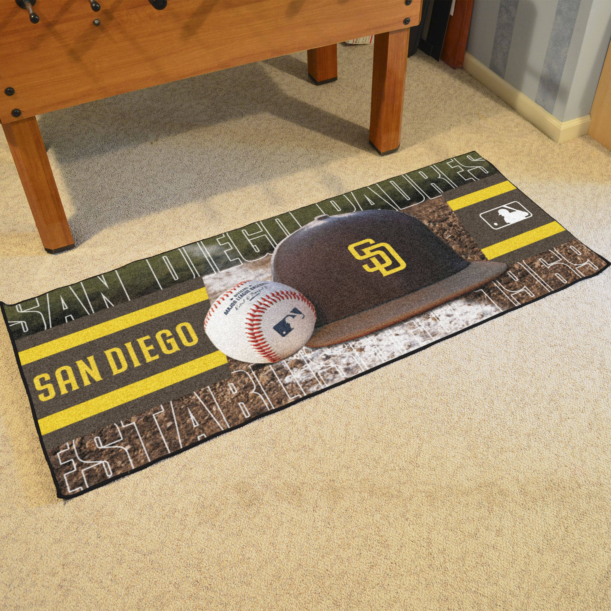 San Diego Padres Baseball Runner