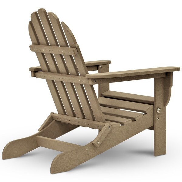 Nelson Recycled Plastic Folding Adirondack Chair by Havenside Home