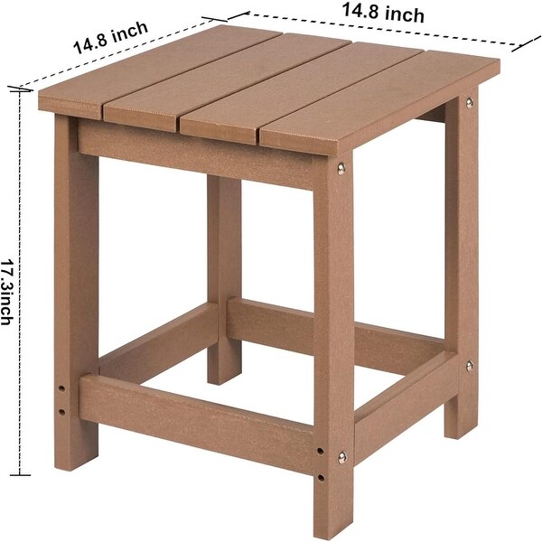 Side Table,Pool Composite Patio Table