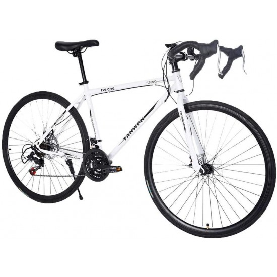700C Wheels Road Bicycle,Aluminum Alloy Frame, 21 Speed ​​Disc Brakes Road Bike, for Men&Women