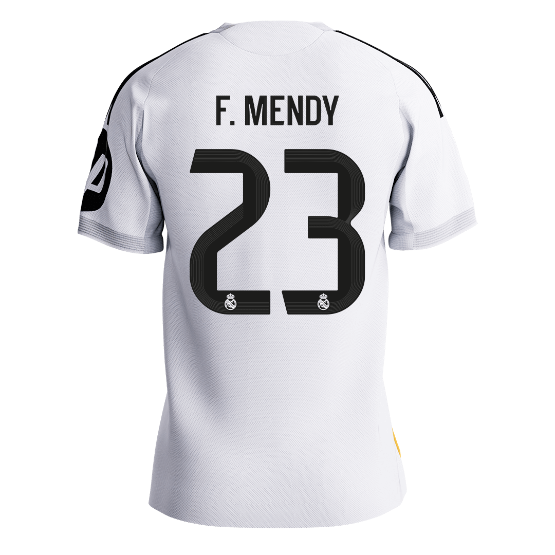 F.MENDY #23 Real Madrid Home Player Version Jersey 2025/26