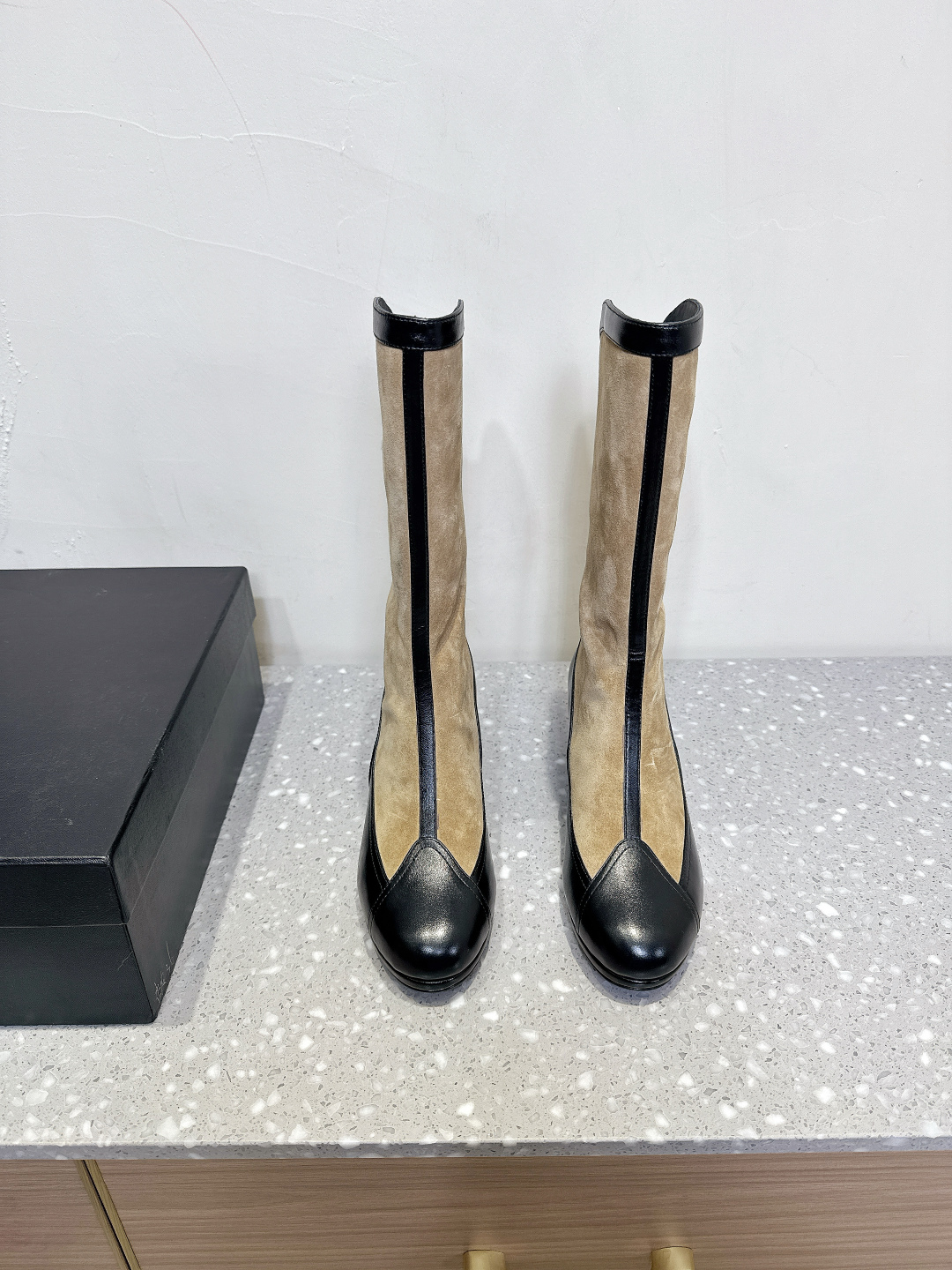 Chanel 25ss autumn and winter new round toe zipper boots - cnluxepick