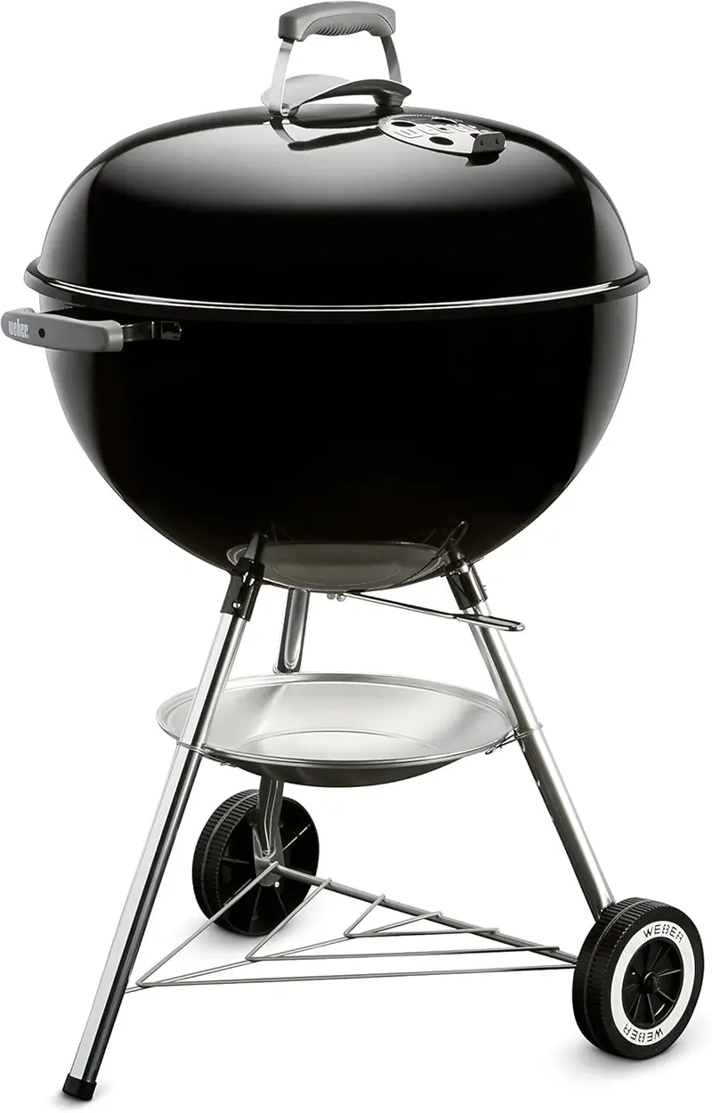 Weber Original Kettle 22-Inch Charcoal Grill – Classic Dome Design, Durable Construction, Ideal for Backyard Grilling