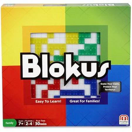 Mattel Blokus Game - Takes Less Than 1 Minute to Learn - Endless Strategy - Fun Challenges - For Whole Family | Bundle of 5