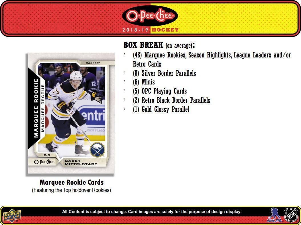 2018-19 O-Pee-Chee Hockey Box