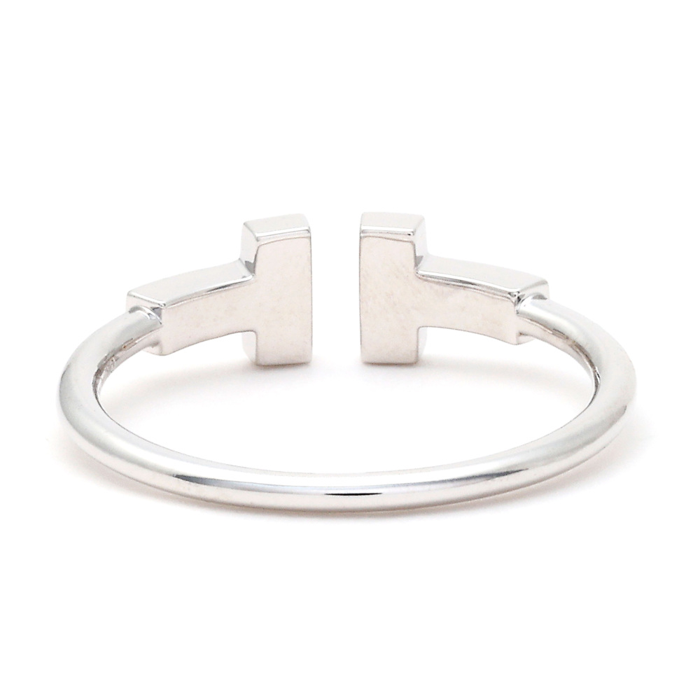 Tiffany & Co. Tiffany T Diamond Wire Ring 18K White Gold 60147242