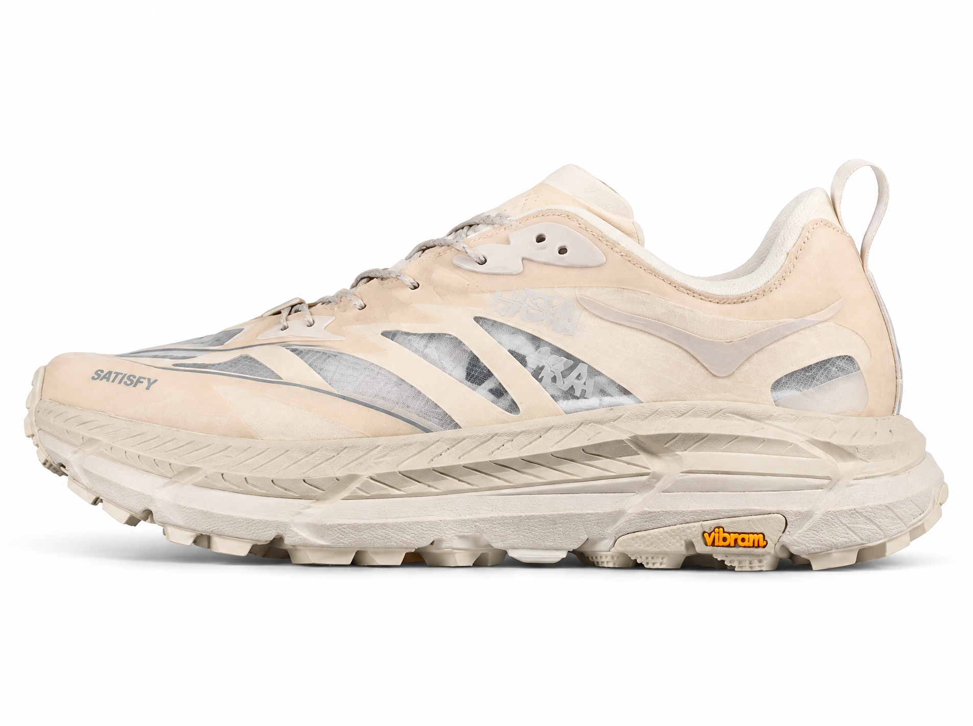 Satisfy x HOKA One One Mafate Speed 4 Lite