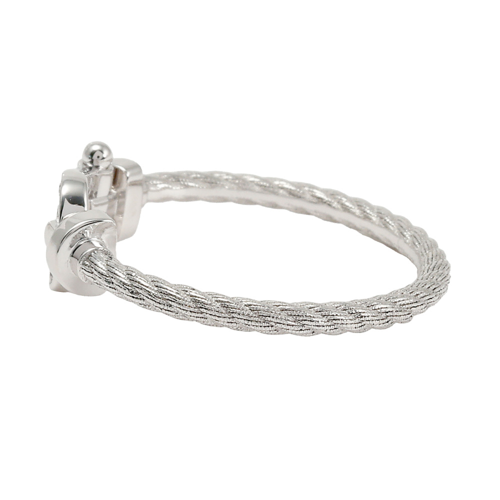 FRED Force 10 Ring 18K White Gold Diamond