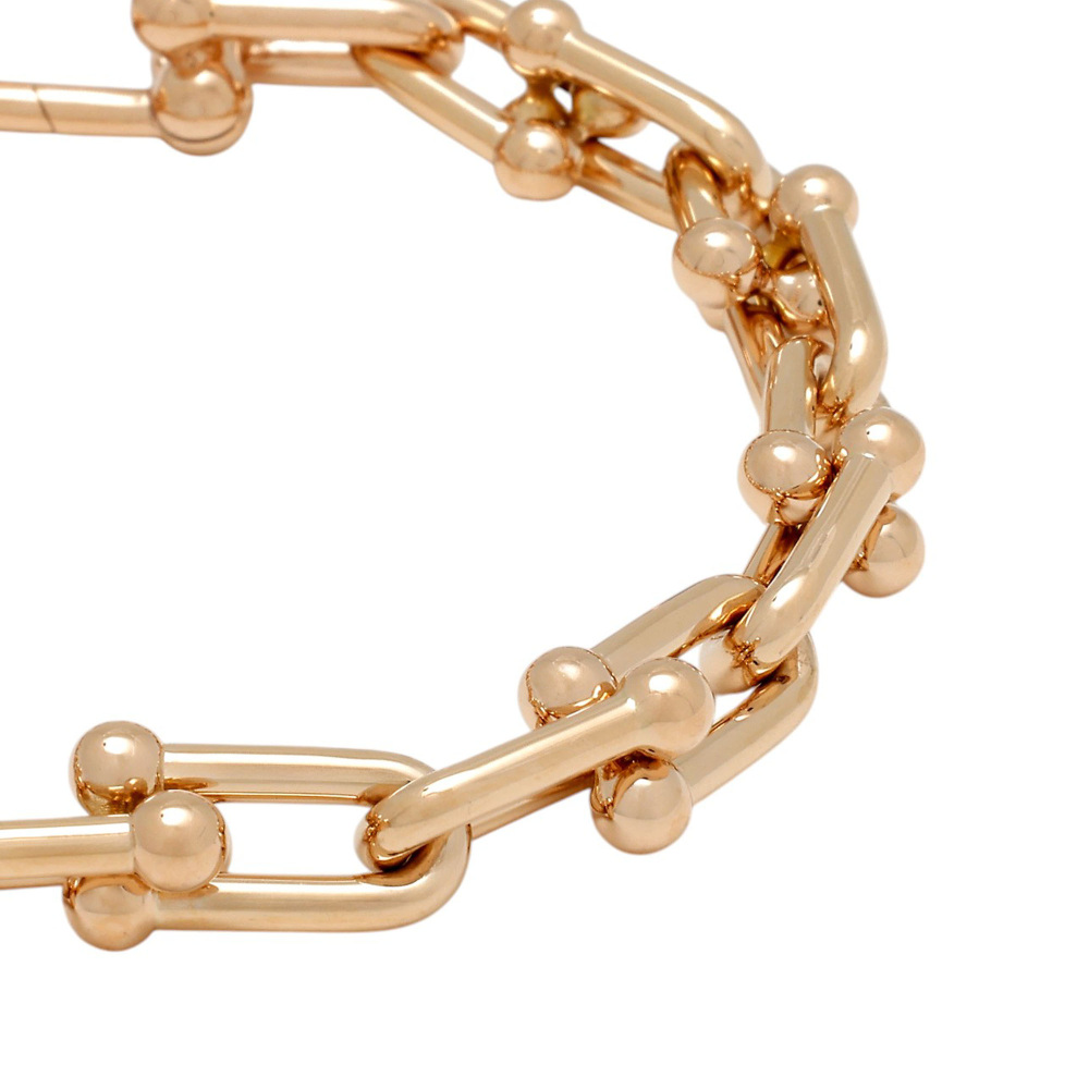 Tiffany & Co. Hardware Link Bracelet 18K Rose Gold 70881624
