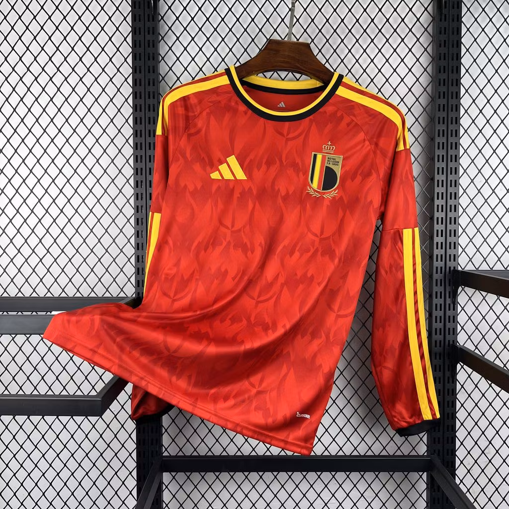 Belgique maillot foot 2026 2027 Manches Longues Coupe Du Monde€38.99