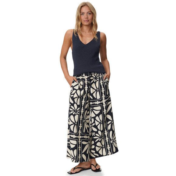 Gina Damen Hose mit weitem Bein