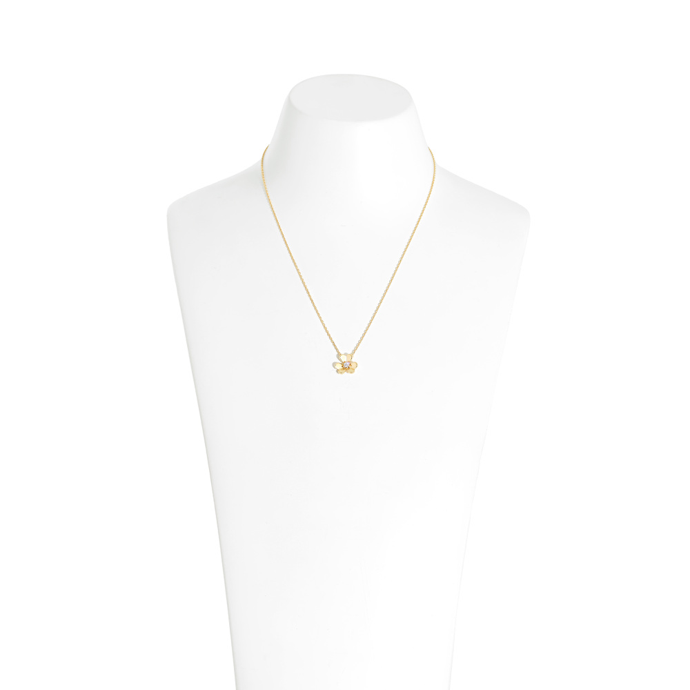 Van Cleef & Arpels Frivole Necklace 18K Yellow Gold Diamond VCARP0J100