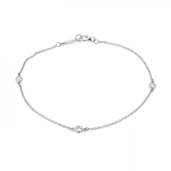 Tiffany & Co. By the Yard Bracelet Platinum Diamond