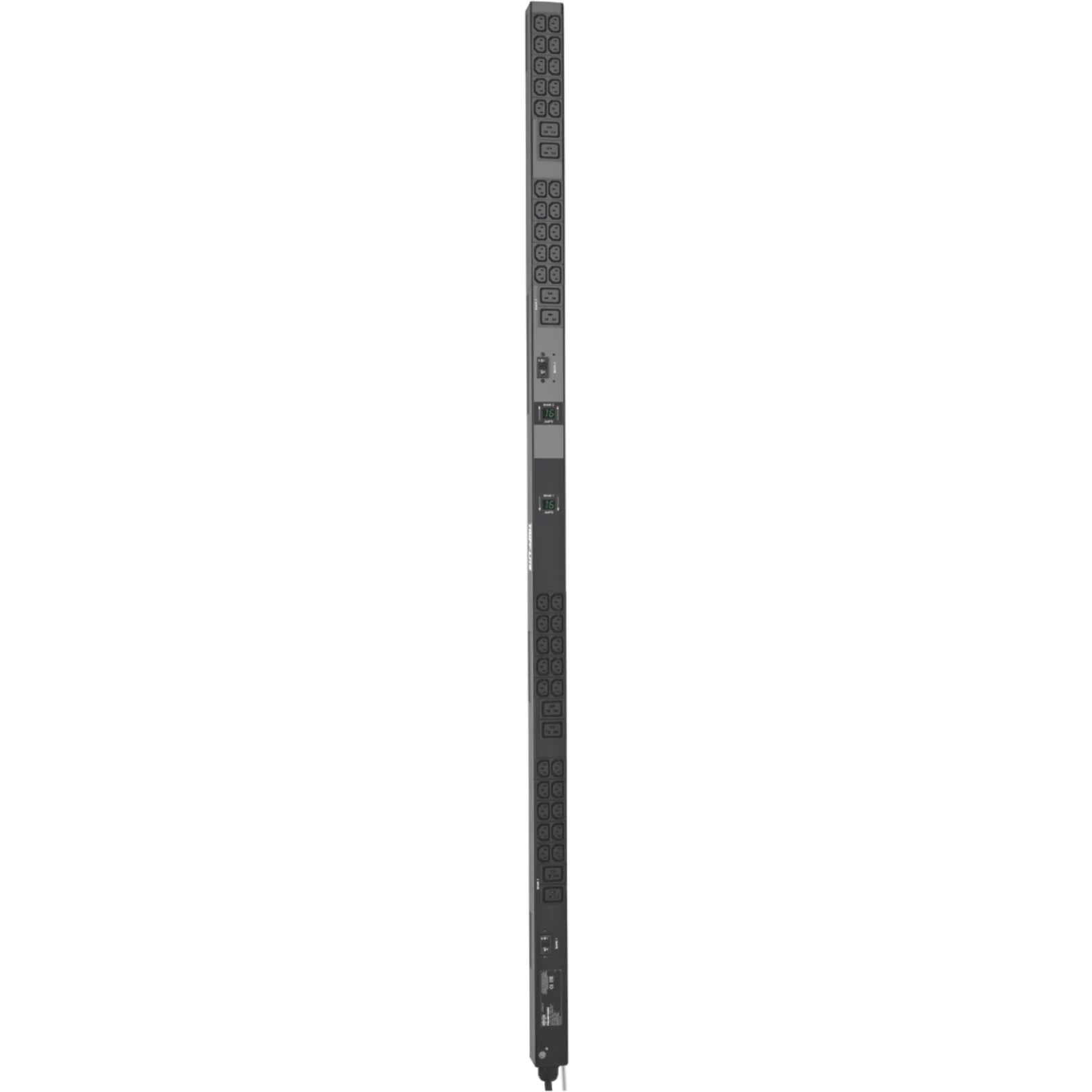 Tripp Lite Metered PDU, 7.4kW Single-Phase 230V Outlets (8 C19 and 40 C13), IEC-309 32A Blue Input, 10 ft. Cord (PDUMV32HV)