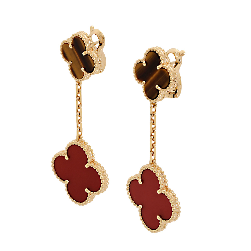 Van Cleef & Arpels Magic Alhambra Earrings 18K Yellow Gold VCARN5JR00