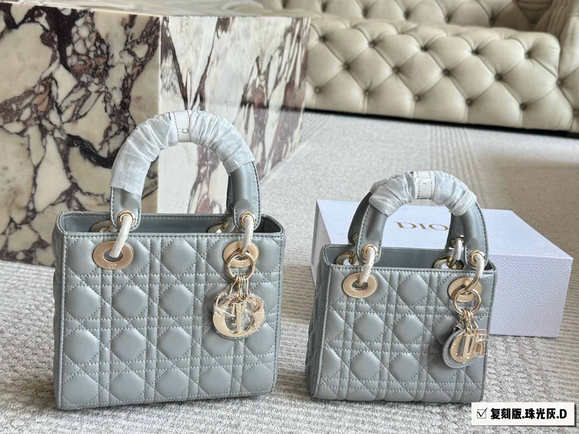 Dior Pearlescent Lady Dior Bag - cnluxepick