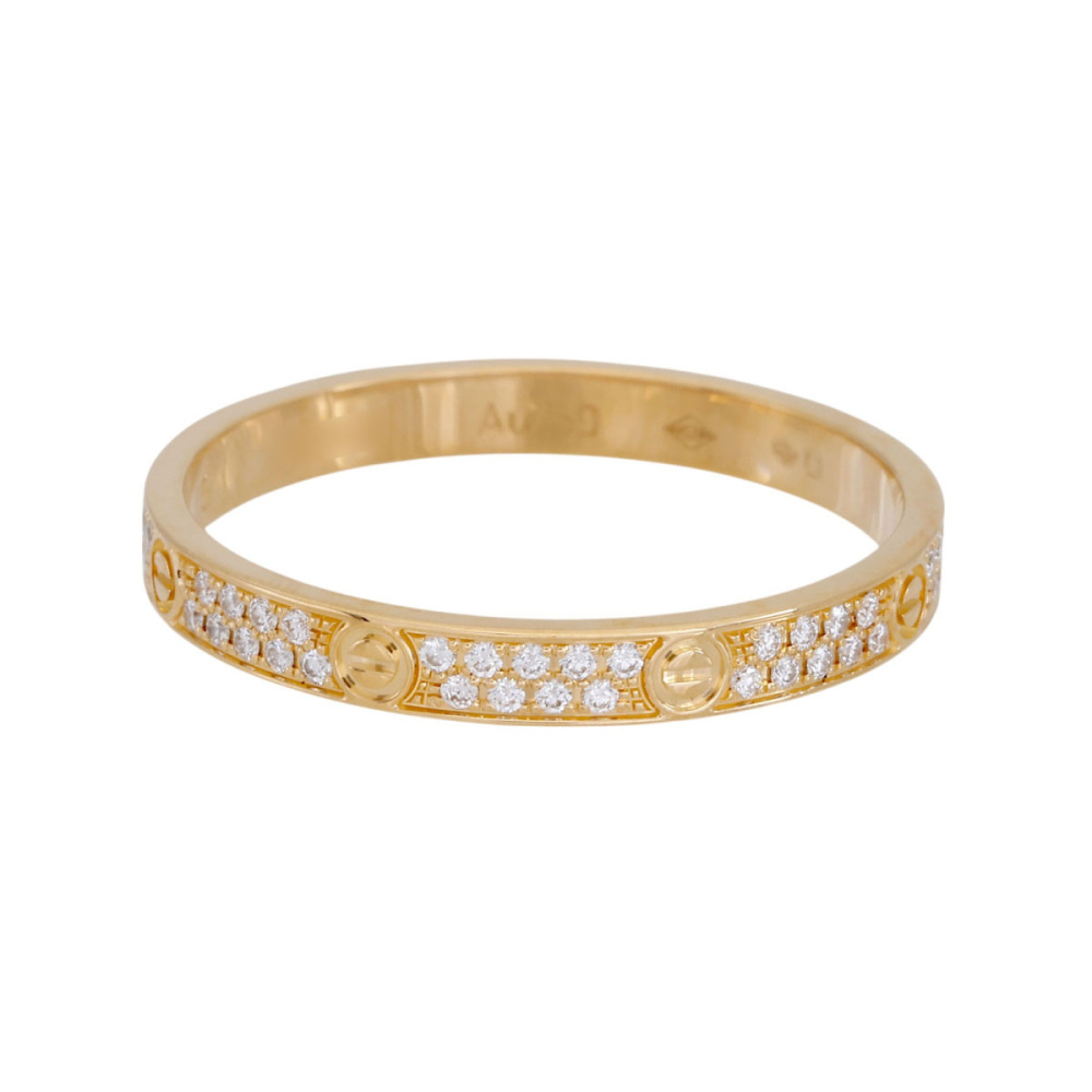 Cartier Love Ring 18K Yellow Gold Diamond B4218000
