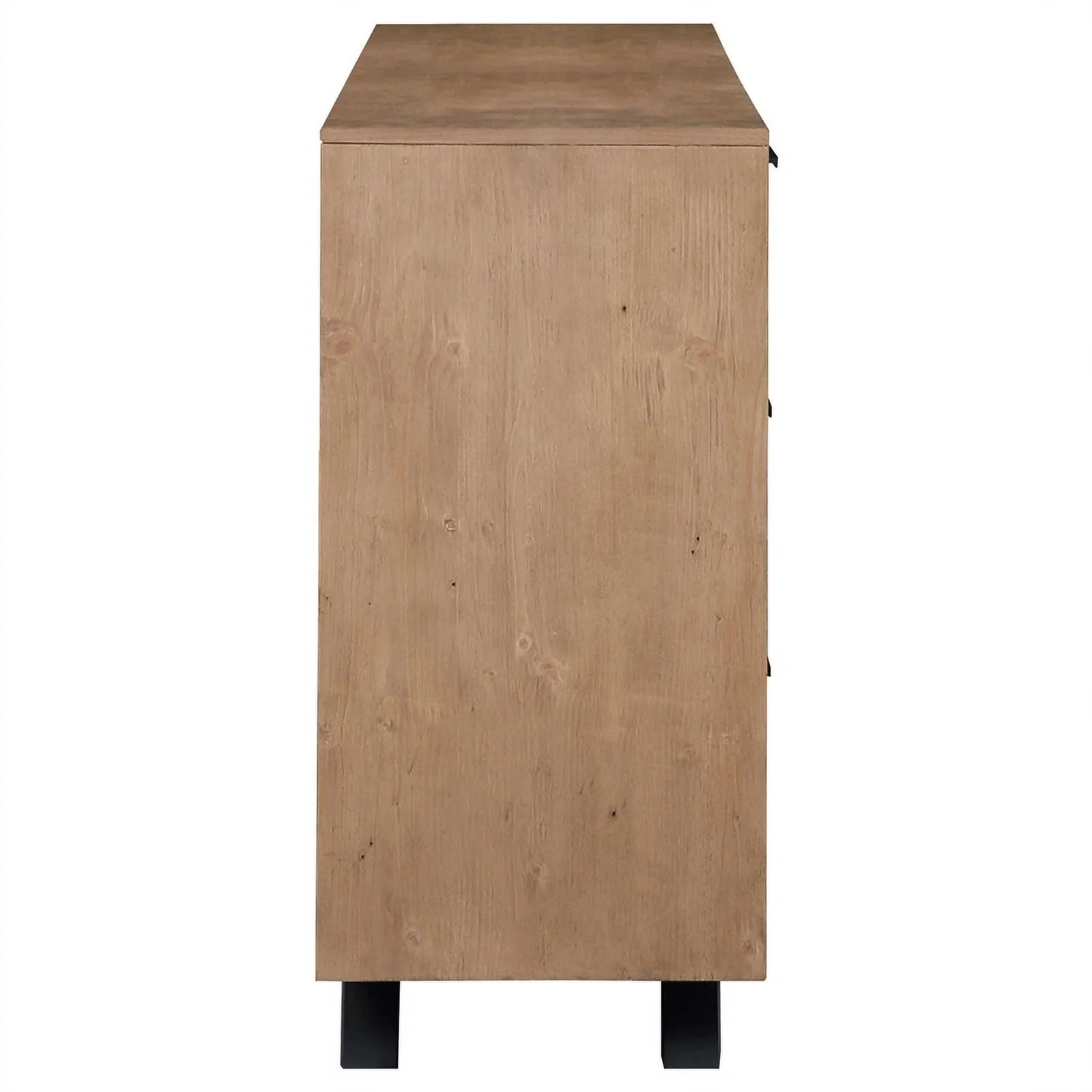 Pemberly Row 7-drawer Wood Rectangular Dresser in Light Honey Brown