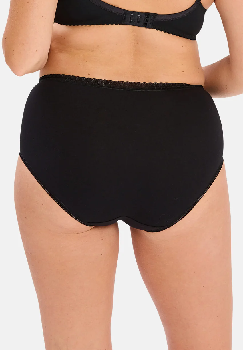 Lot de 2 slips Classique Coton Noir