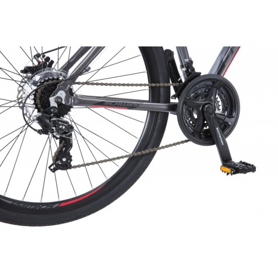 DSB Hybrid Bike, 700c wheels, 21 speeds, mens frame, grey