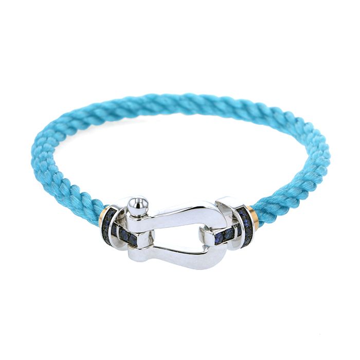 FRED Force 10 Lm Bracelet 18K White Gold Sapphire