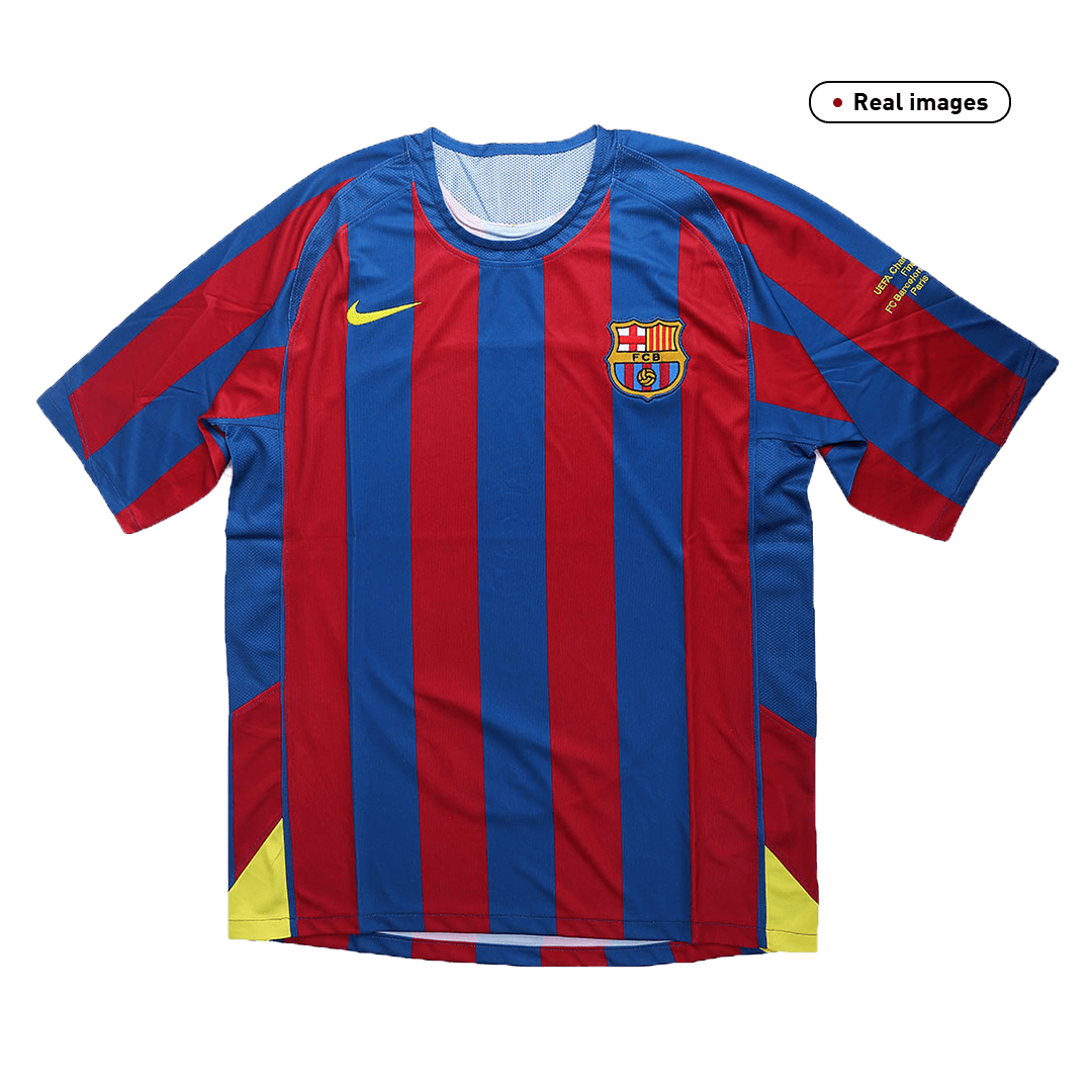 Retro Soccer Jersey Barcelona Home 2005/06 - UCL