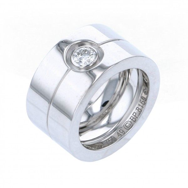 Cartier Love High Love Ring 18K White Gold Diamond