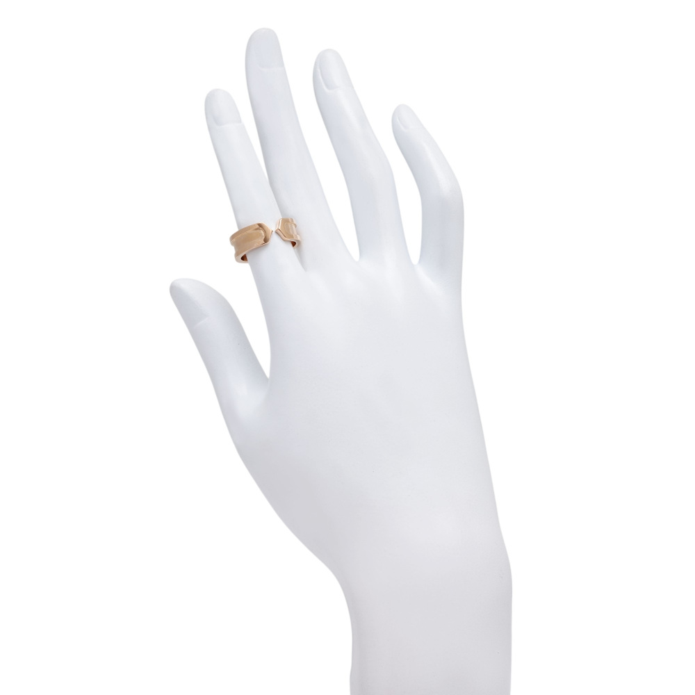 Cartier 2C Ring 18K Rose Gold