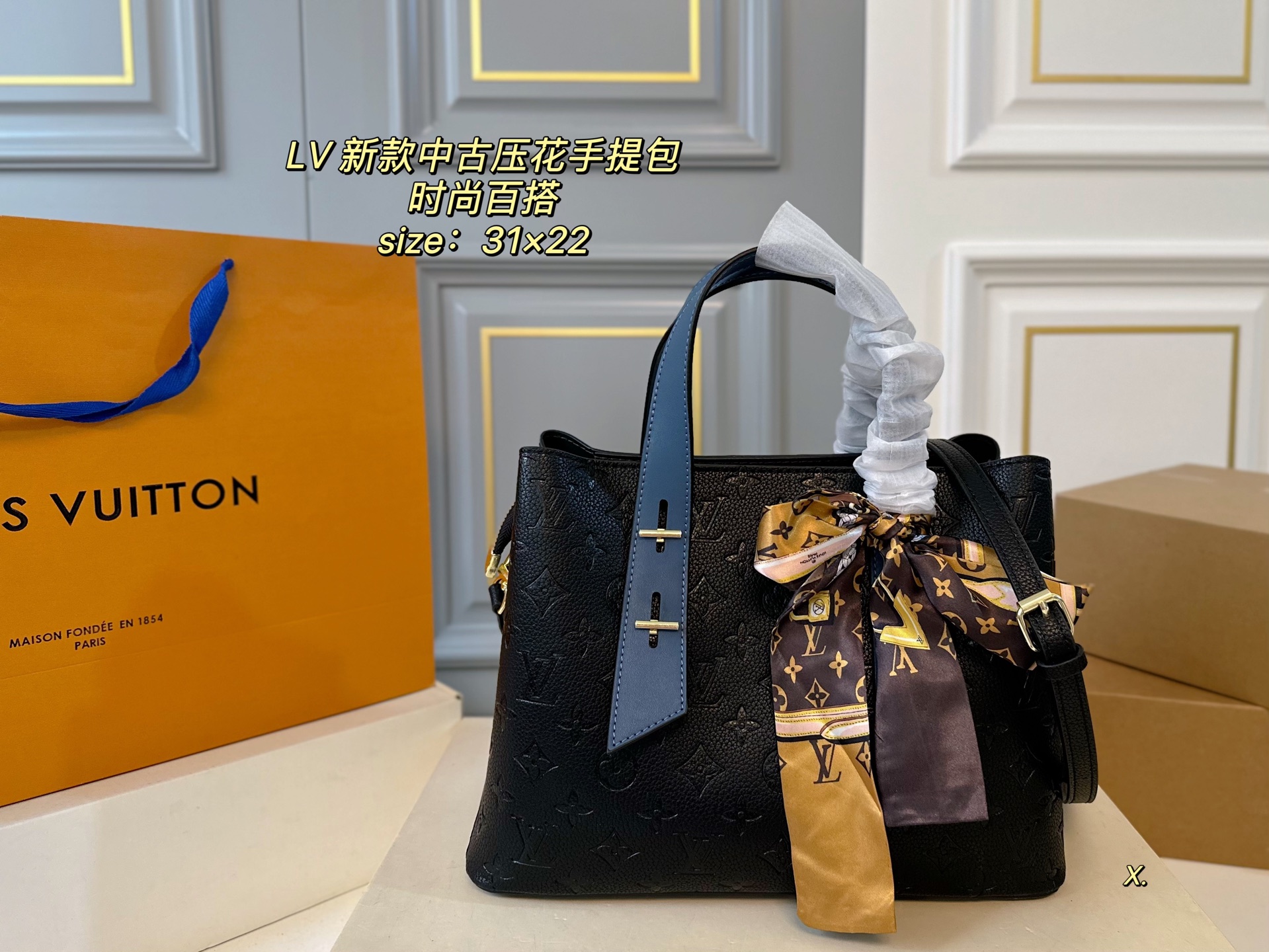Louis Vuitton new embossed second-hand handbag - cnluxepick