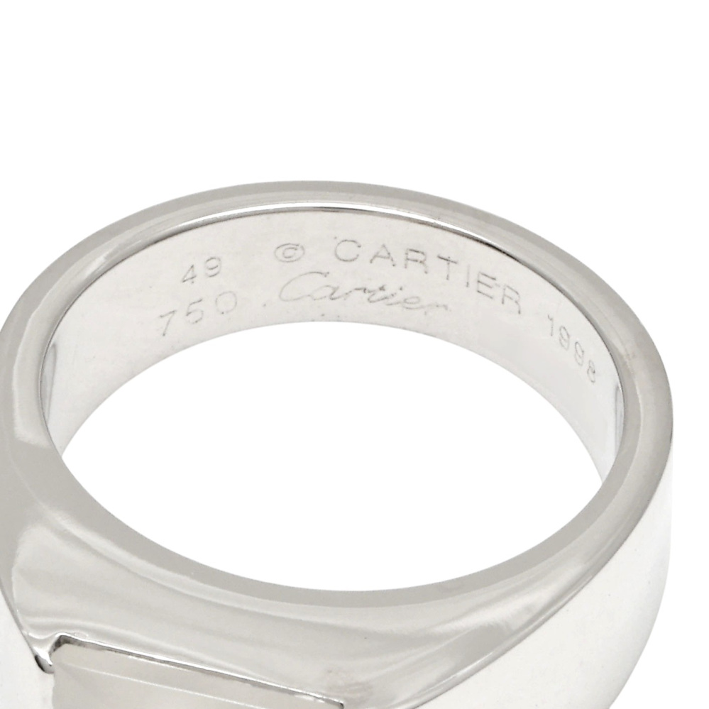 Cartier Tank Moonstone Ring 18K White Gold B4032100