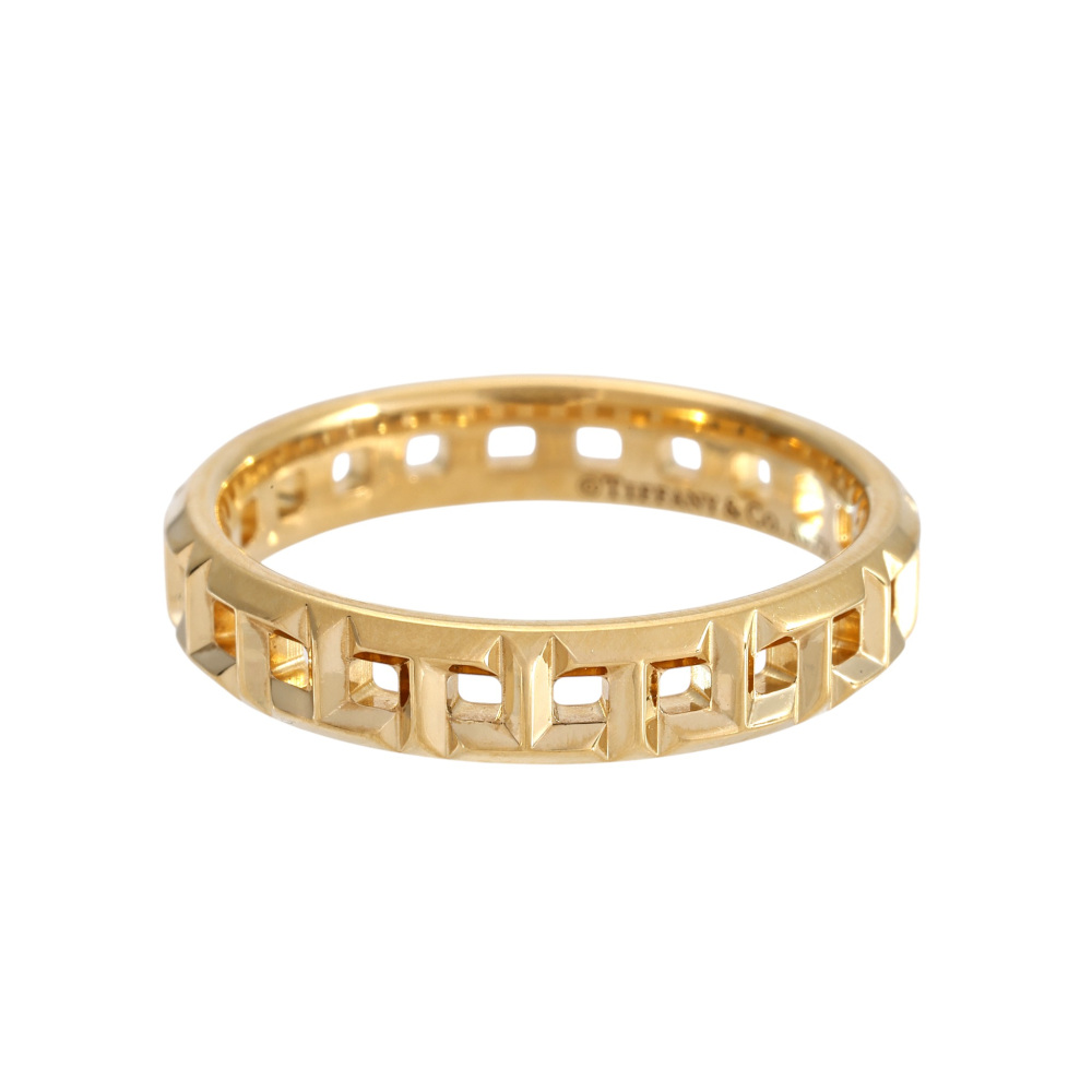 Tiffany & Co. Tiffany T True Narrow Ring 18K Yellow Gold 62507780