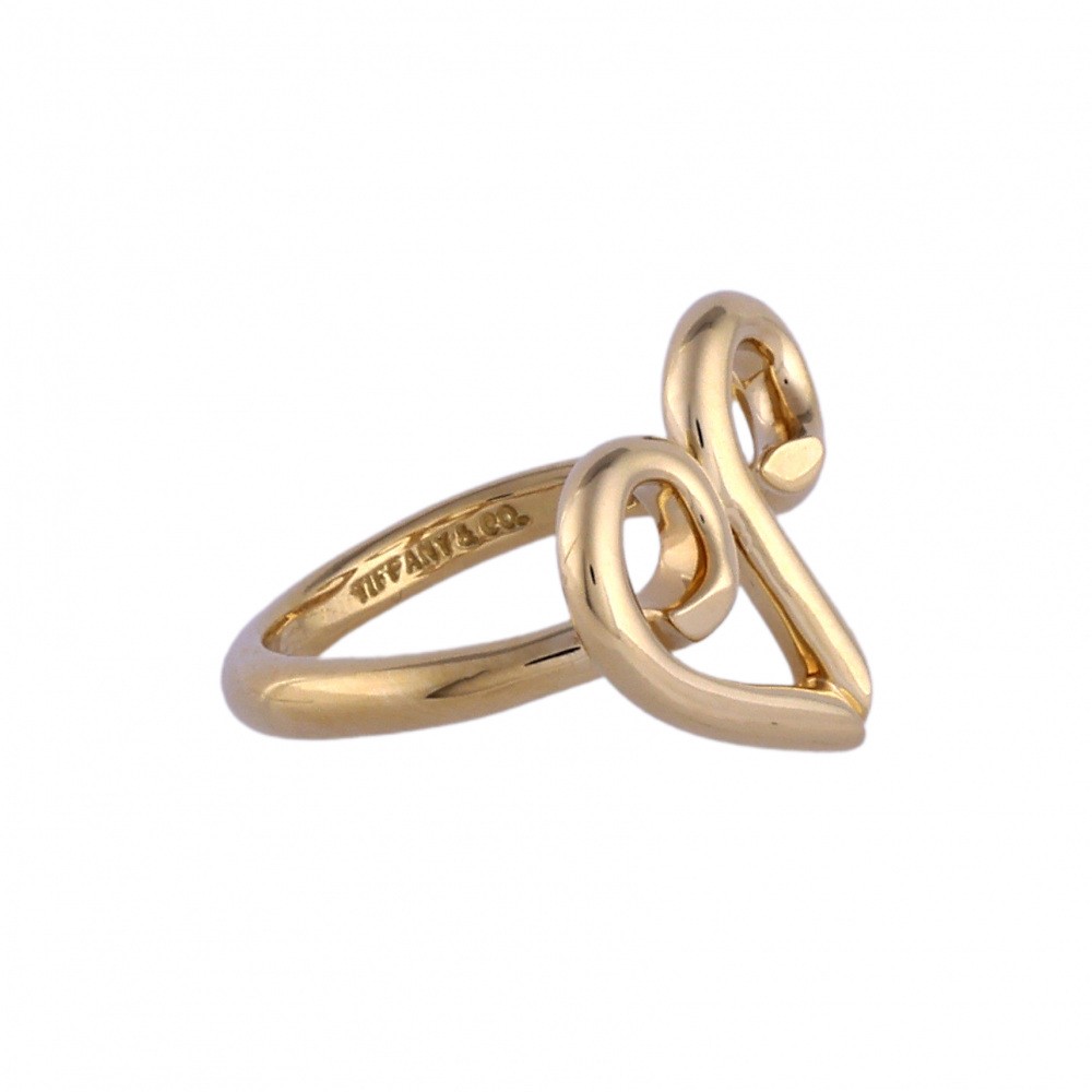 Tiffany & Co. Paloma Picasso Aries Motif Ring 18K Yellow Gold